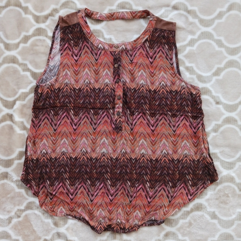 Miss Me Cut-Out Back Tank, Size S